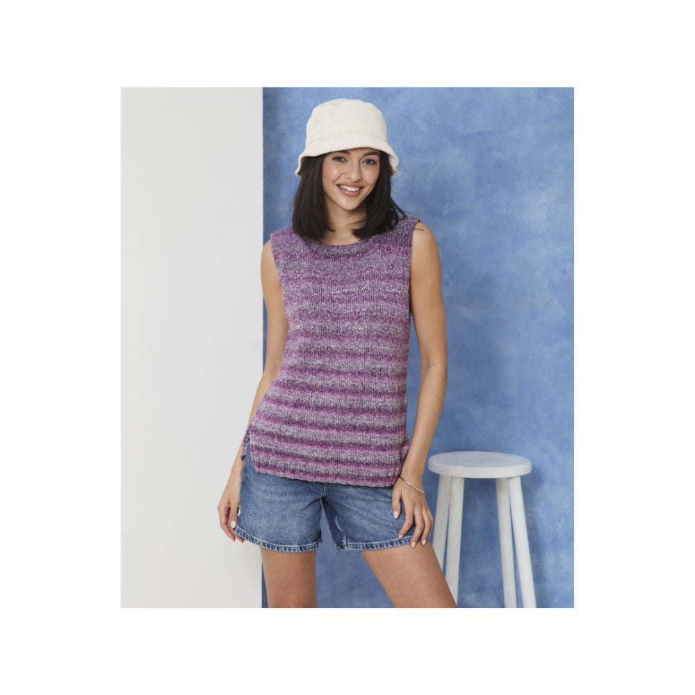 King Cole Summer Top DK Knitting Pattern 6350