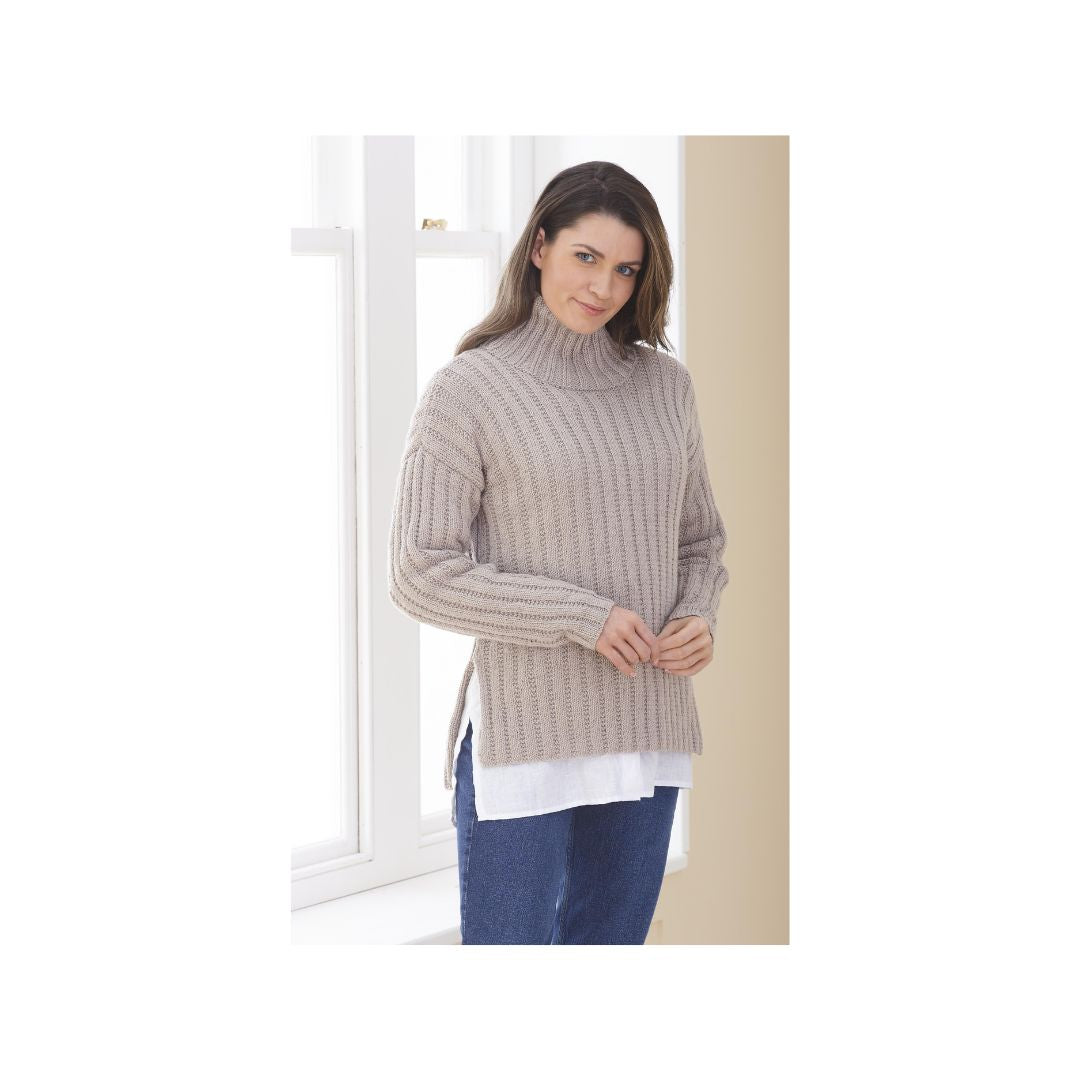 King Cole DK Sweater Knitting Pattern 6262