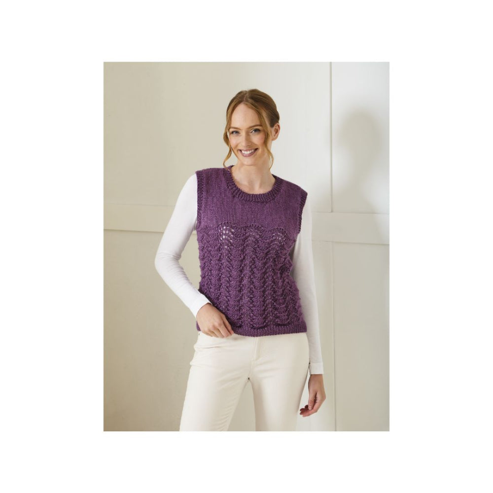 King Cole DK Slipover Knitting Pattern 6402