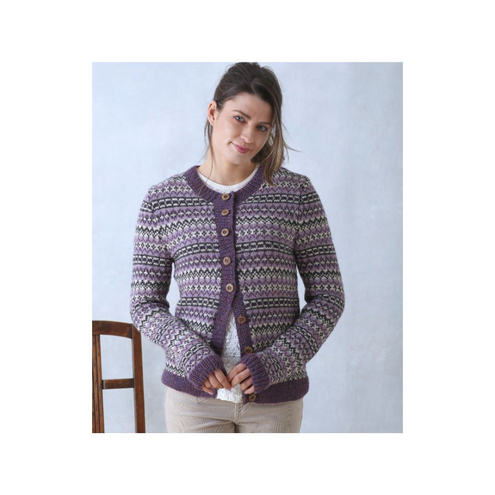 King Cole Fair Isle DK Cardigan Knitting Pattern 6341