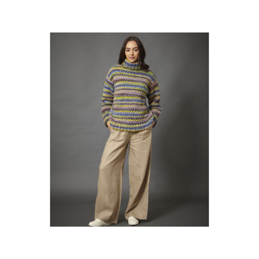 King Cole Flair Chunky Sweater Knitting Pattern 6385