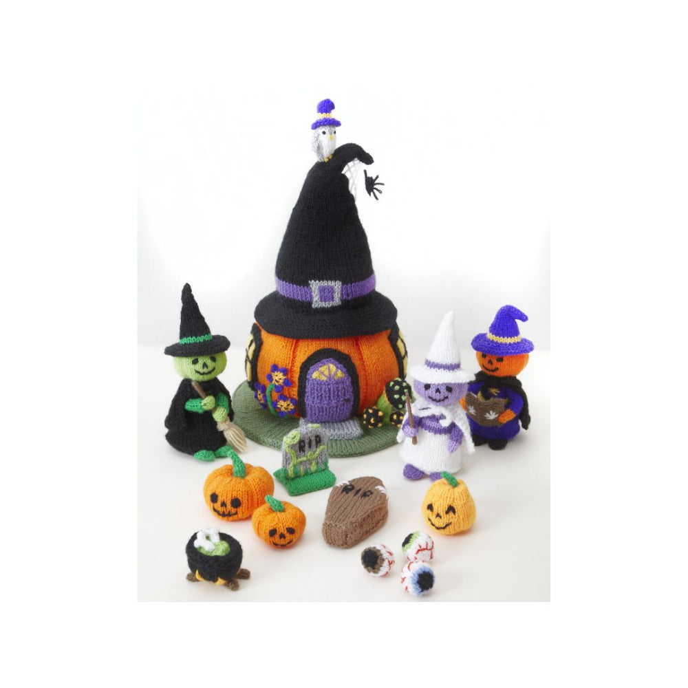 King Cole Halloween Knits Book 3 - Pumpkin House