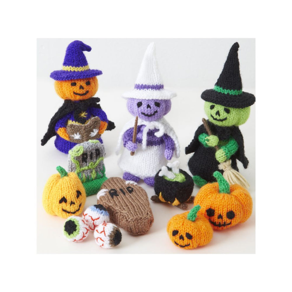 King Cole Halloween Knits Book 3 Witches and Pumpkins