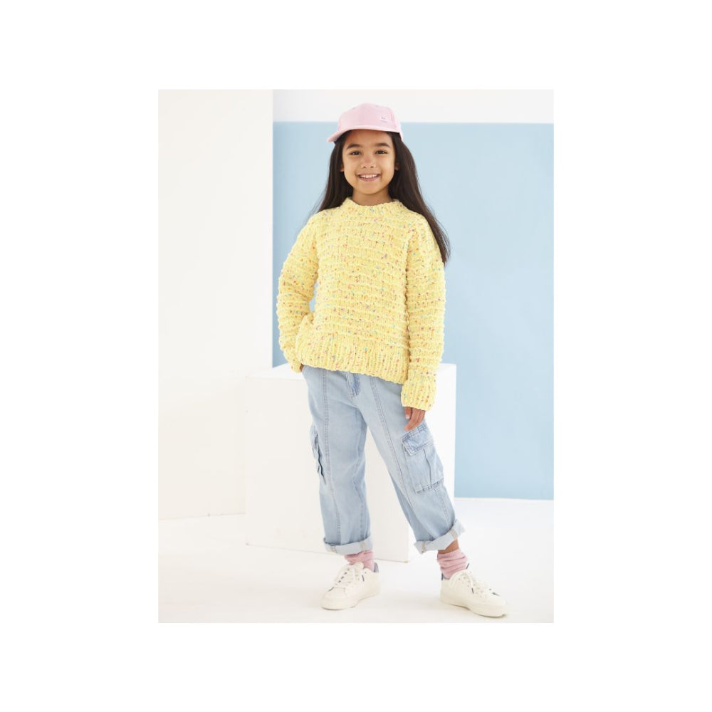 King Cole Kids Chunky Sweater Knitting Pattern 6251