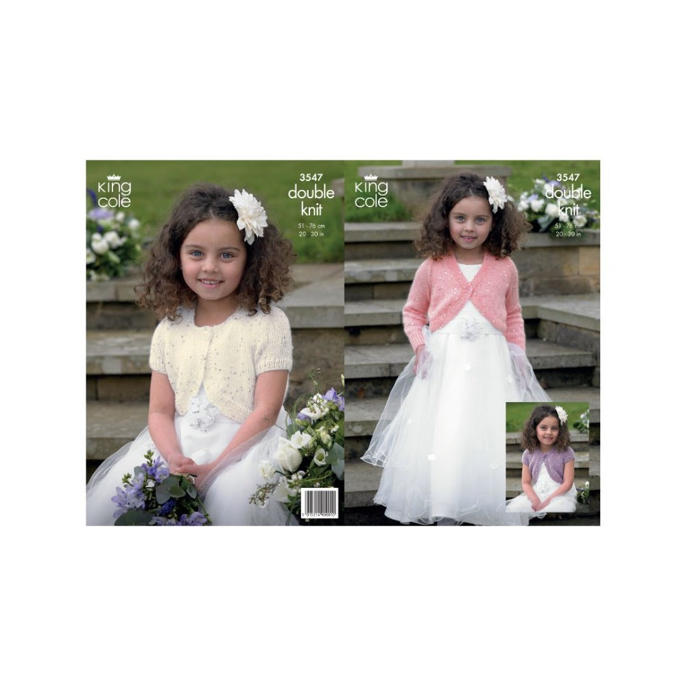 King Cole Kids DK Knitting Pattern 3547