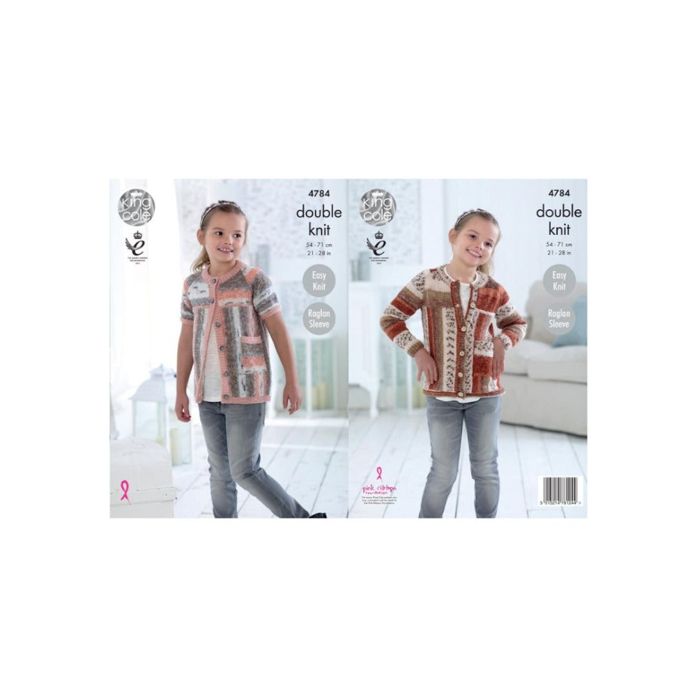 King Cole Kids DK Knitting Pattern 4784