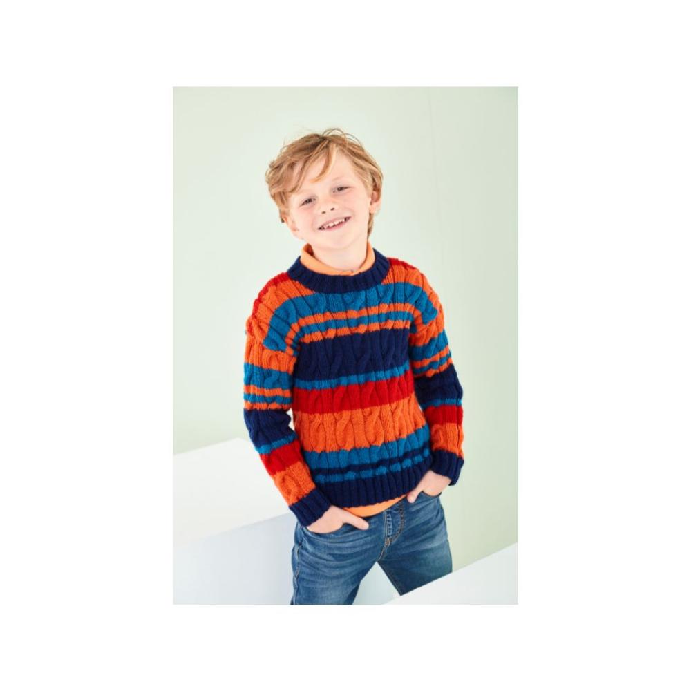 King Cole Kids Sweater DK Knitting Pattern 5940