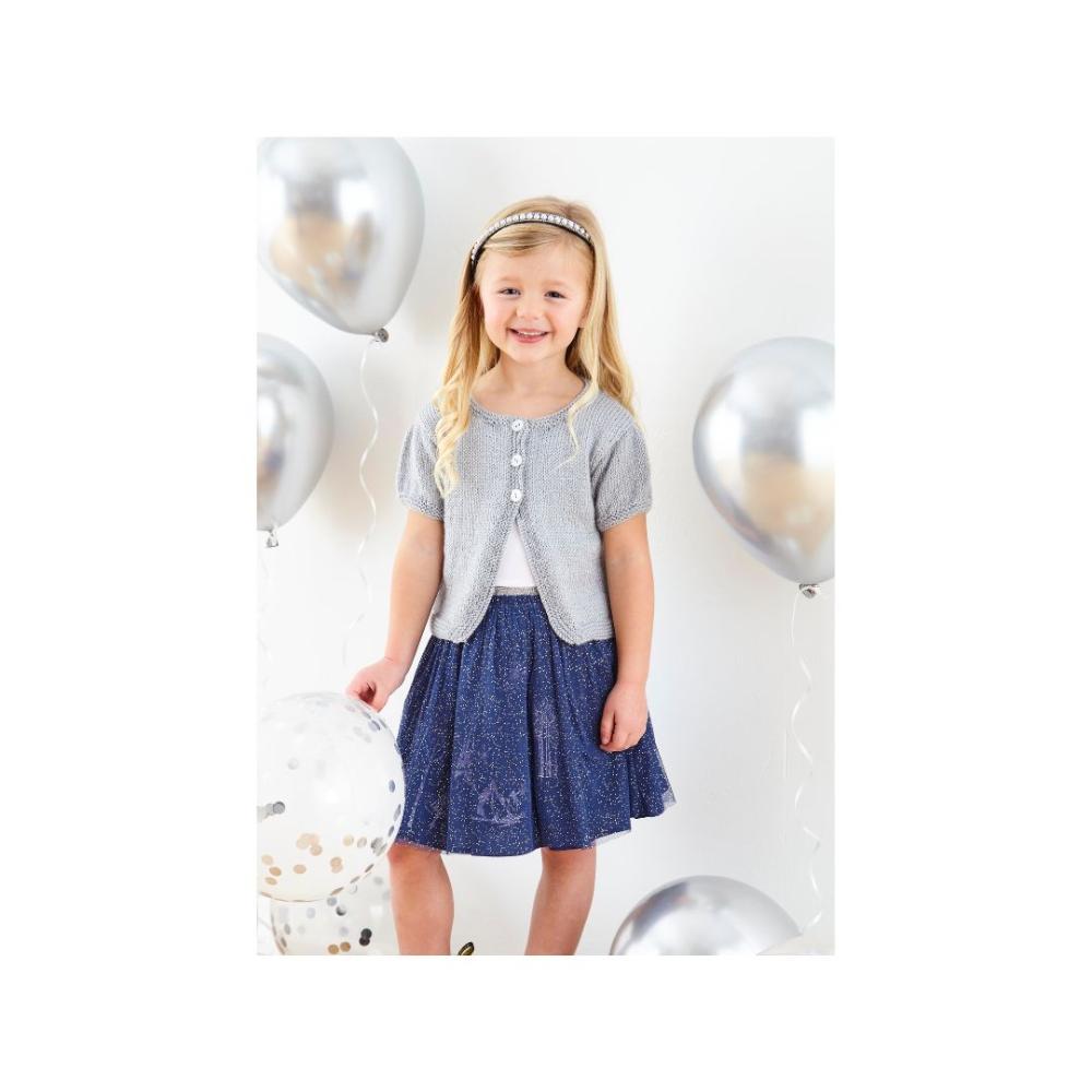 King Cole Kids Cardigan DK Knitting Pattern 6210