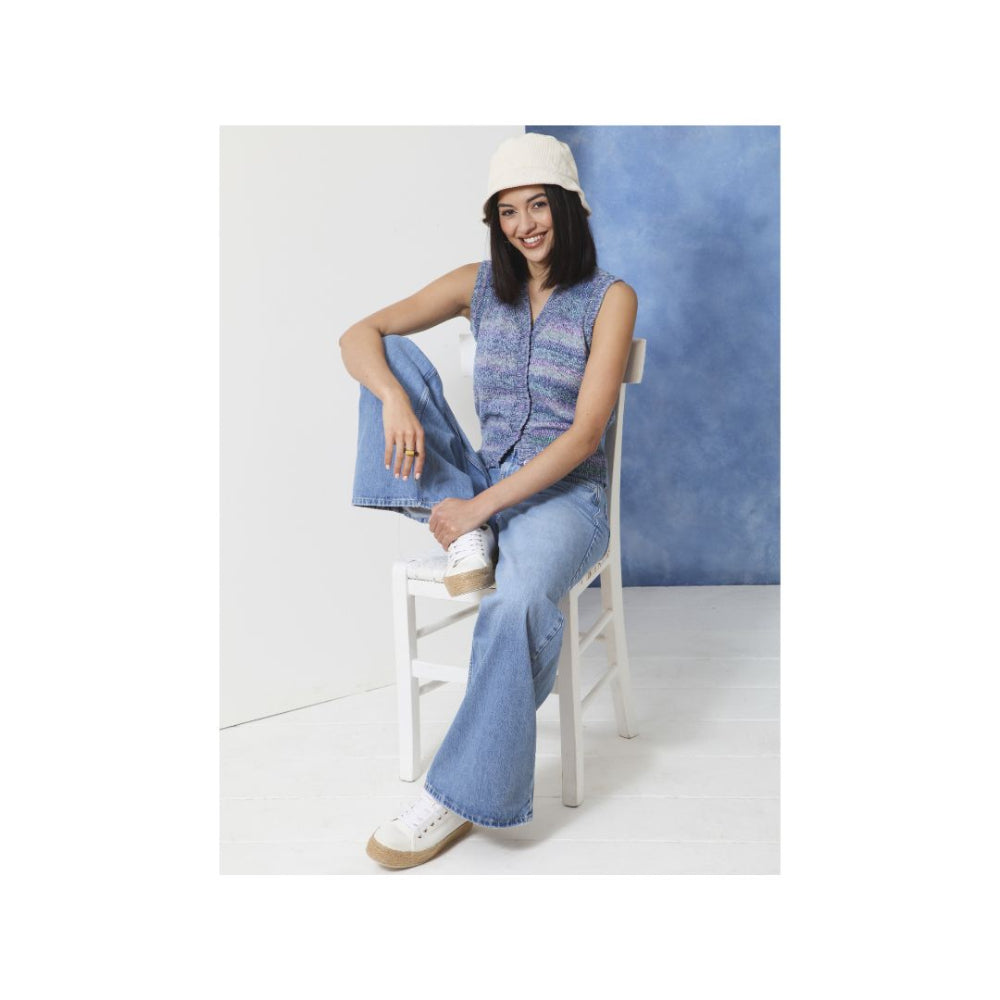 King Cole Waistcoat DK Knitting Pattern 6355