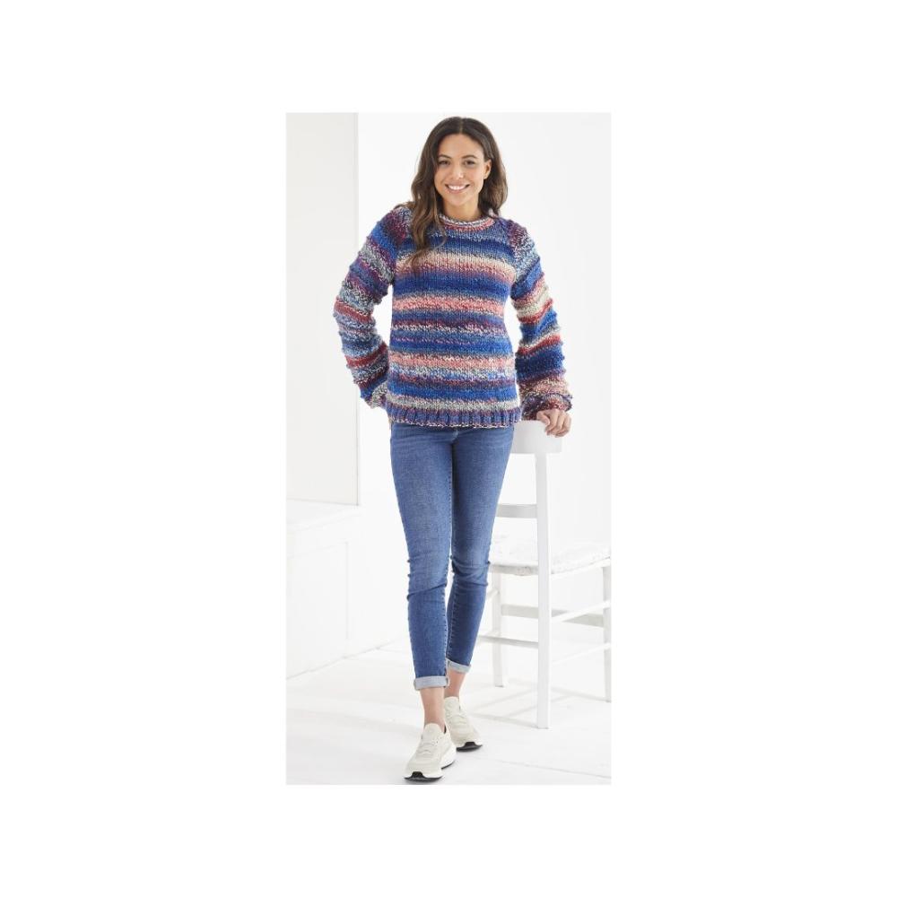 King Cole Super Chunky Sweater Pattern 6193
