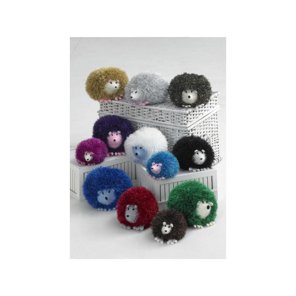 King Cole Tinsel Hedgehog Knitting Pattern 9015