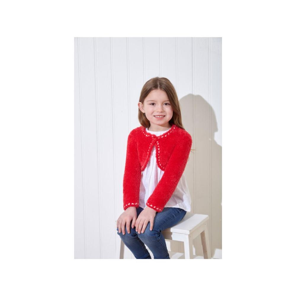 King Cole Kids Bolero Knitting Pattern 6054