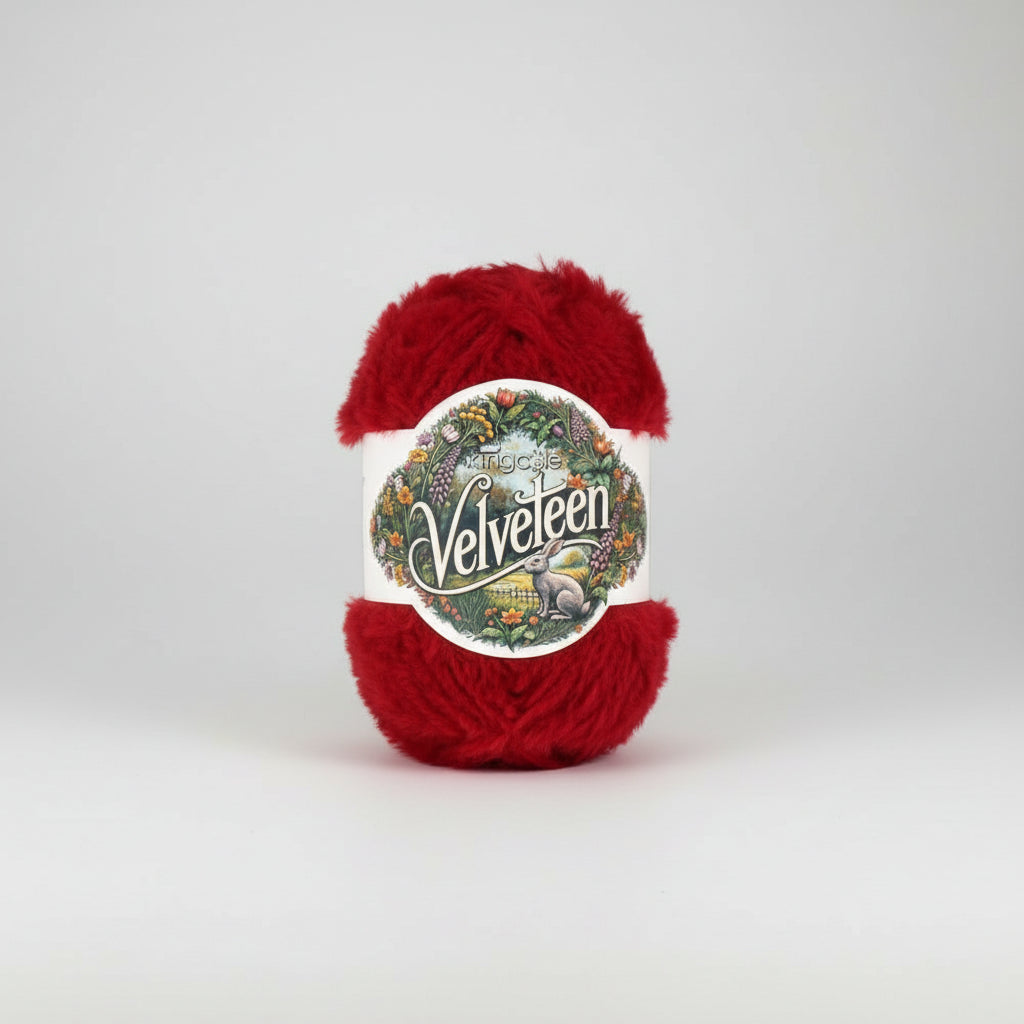 King Cole Velveteen Super Chunky Yarn - Faux Fur Yarn