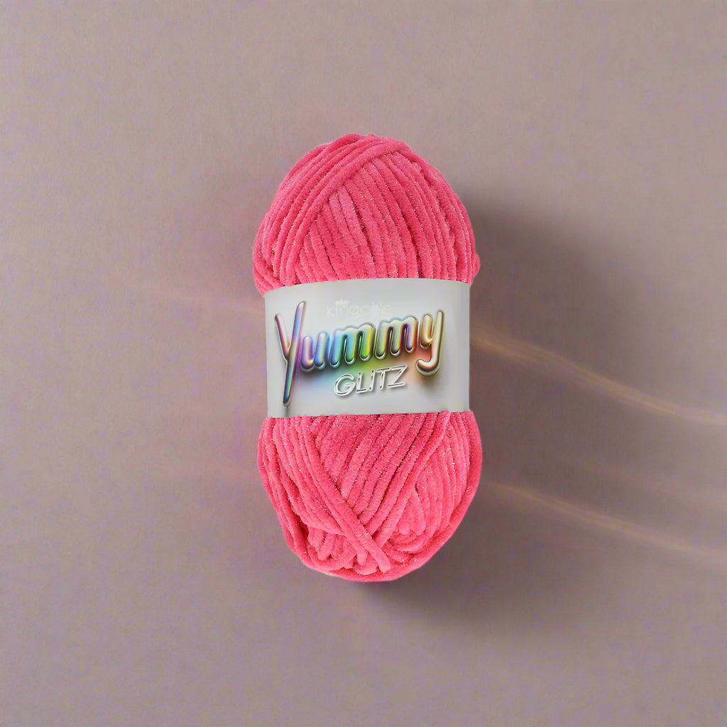 King Cole Yummy Glitz Chenille Yarn