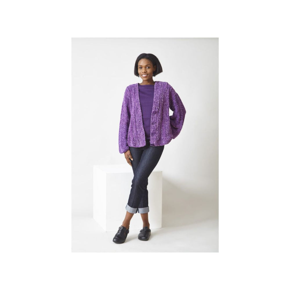 King Cole Yummy Tweed Cardigan Pattern 6314