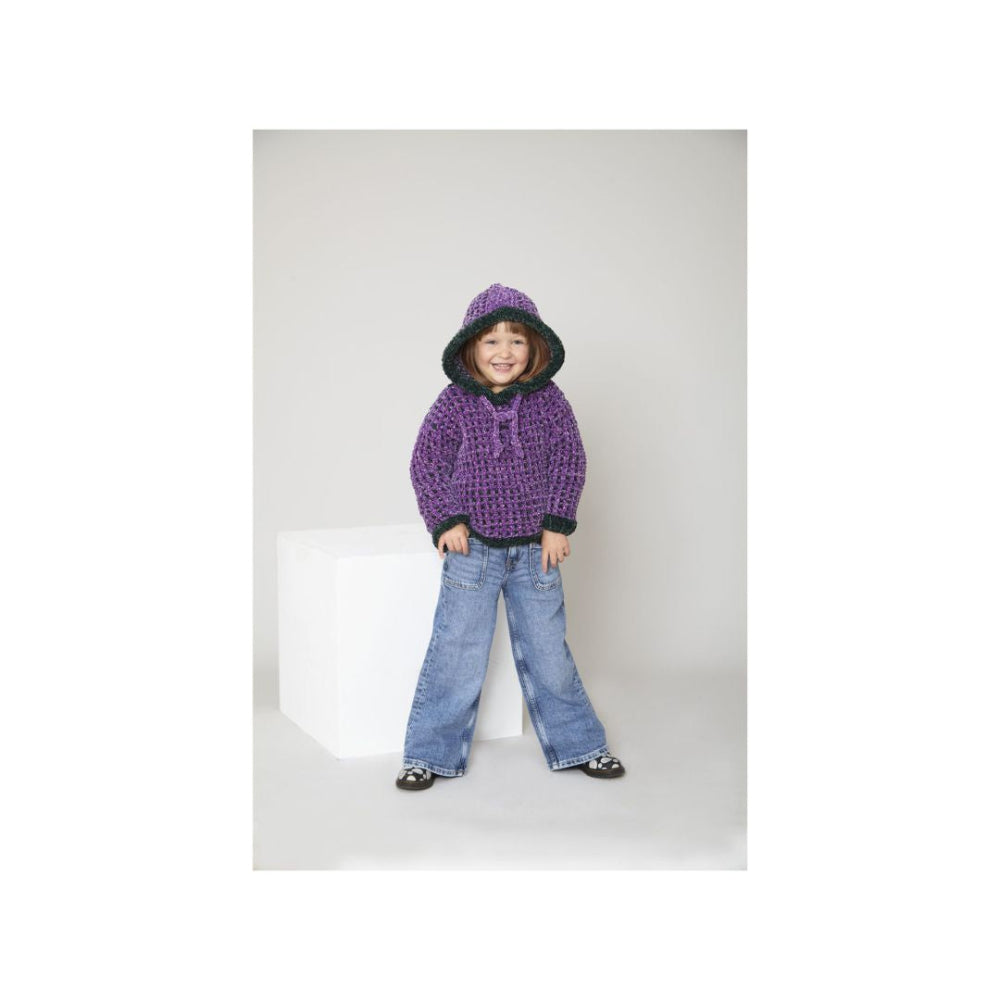 King Cole Yummy Tweed Hoodie Pattern 6313