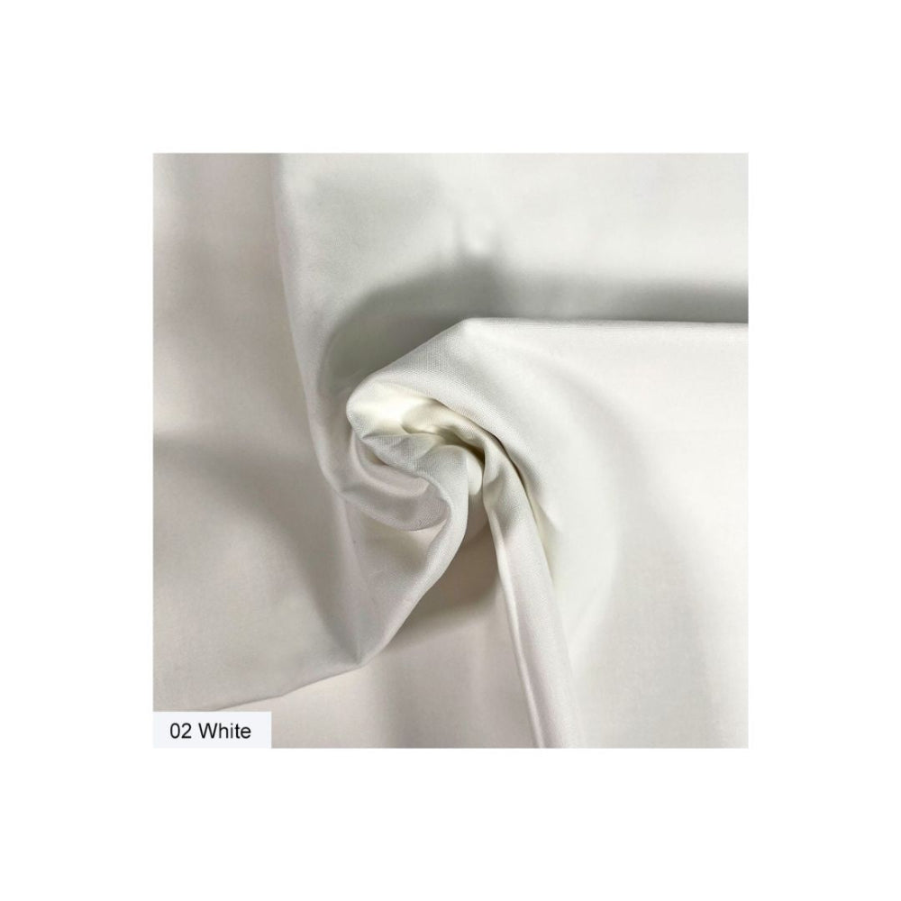 Make Believe Organic Cotton Fabric White
