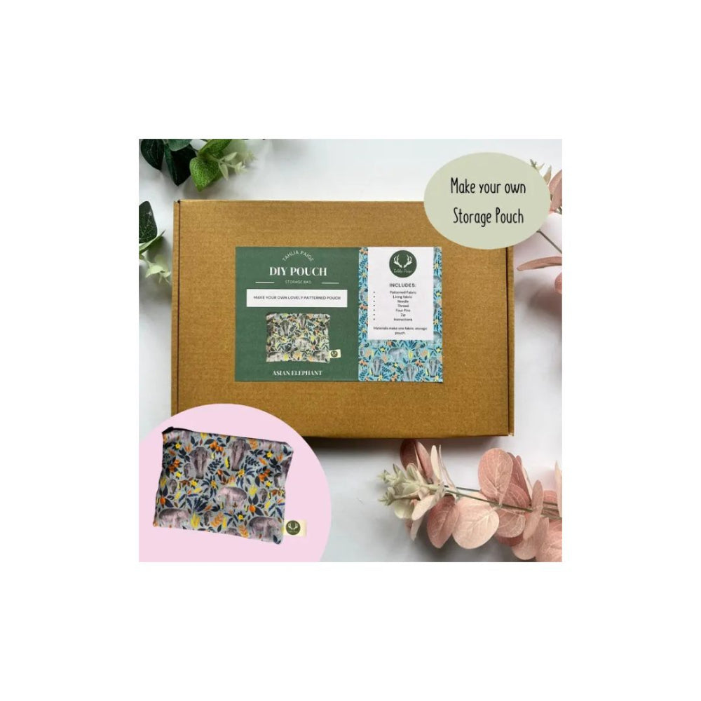 Make Your Own Pouch Kit Elephant