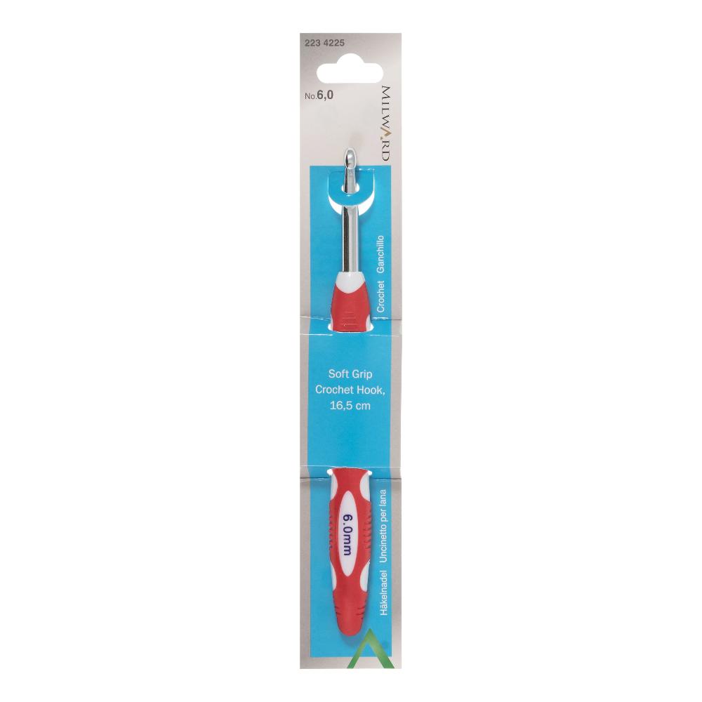 Milward Soft Grip Crochet Hook 6 mm