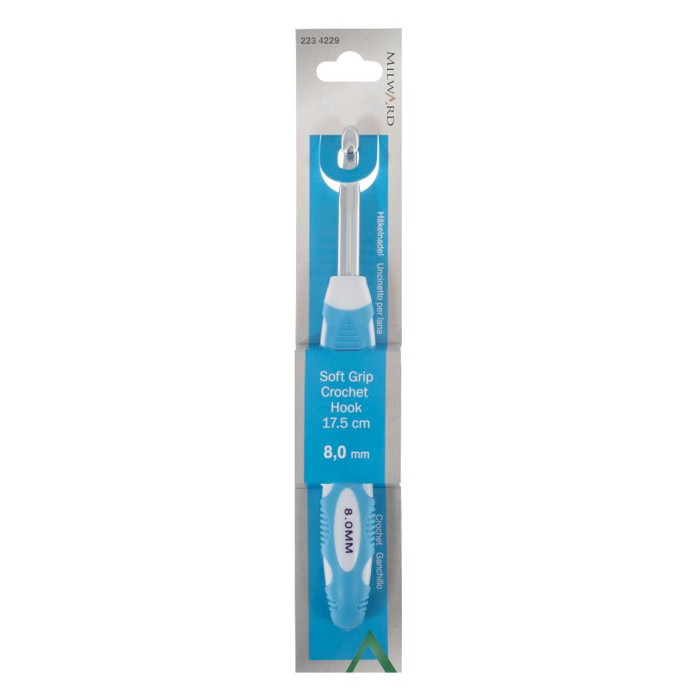 Milward Soft Grip Crochet Hook 8 mm