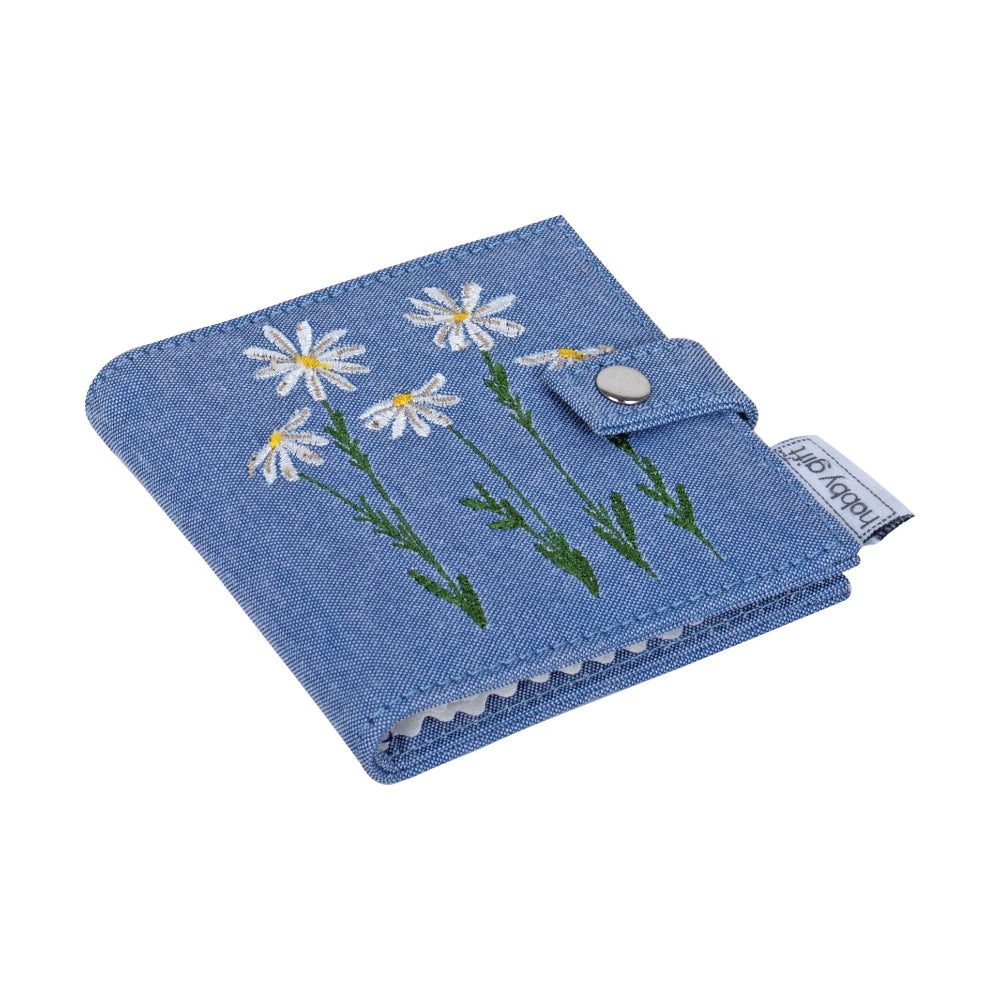 Denim Daisies Needle Case with Contents