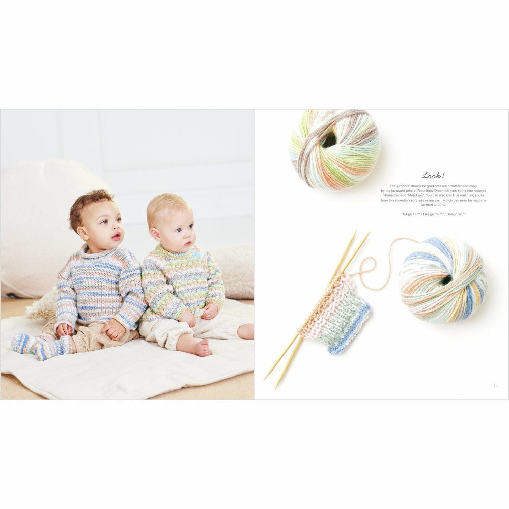 Rico Baby Book No 42 Sweater Pattern