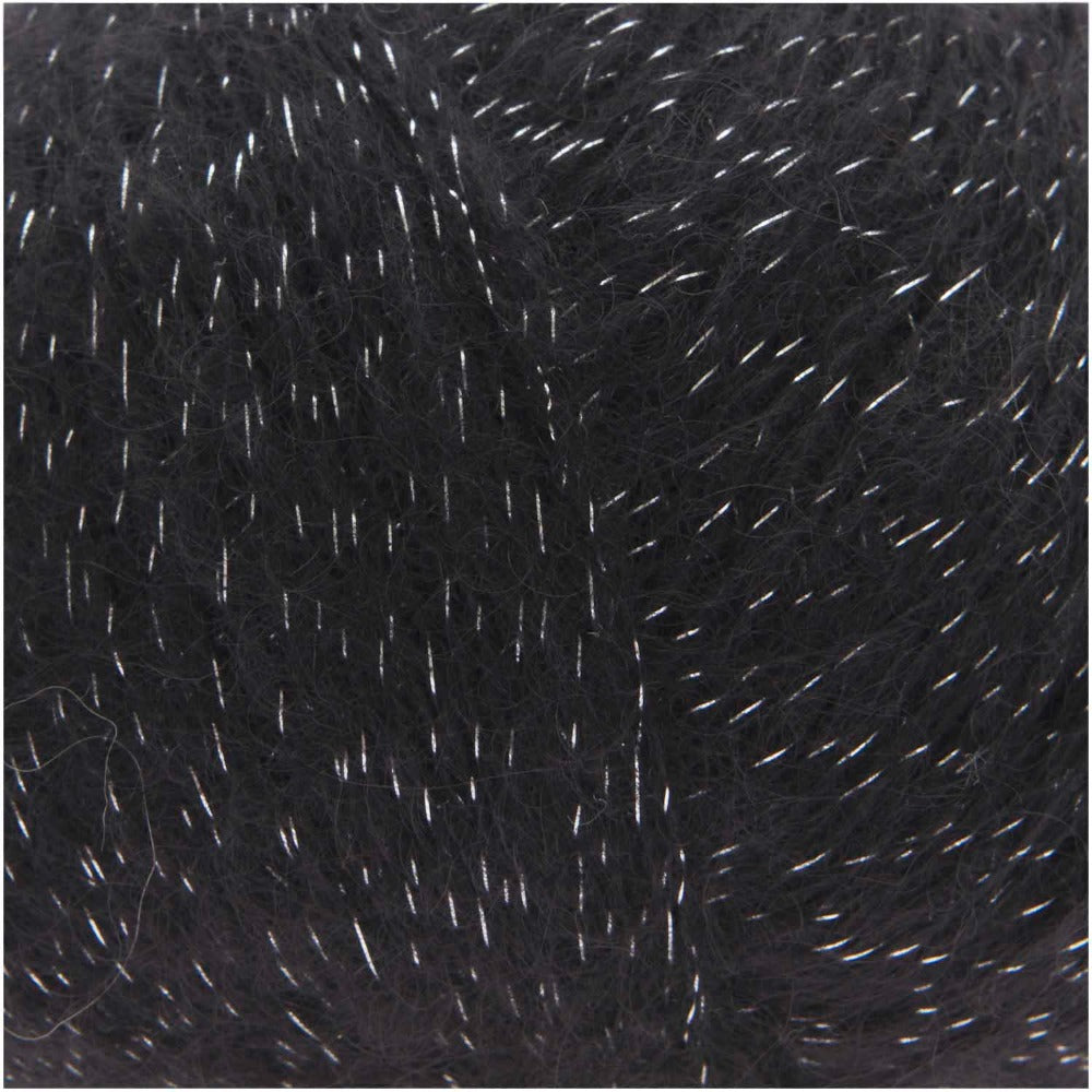 Rico Essentials Super Kid Mohair Glamorous Glitter Black