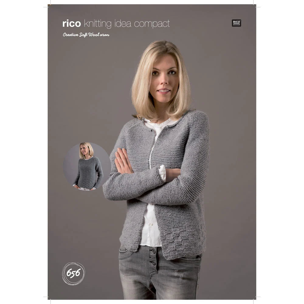 Rico Aran Knitting Pattern 656
