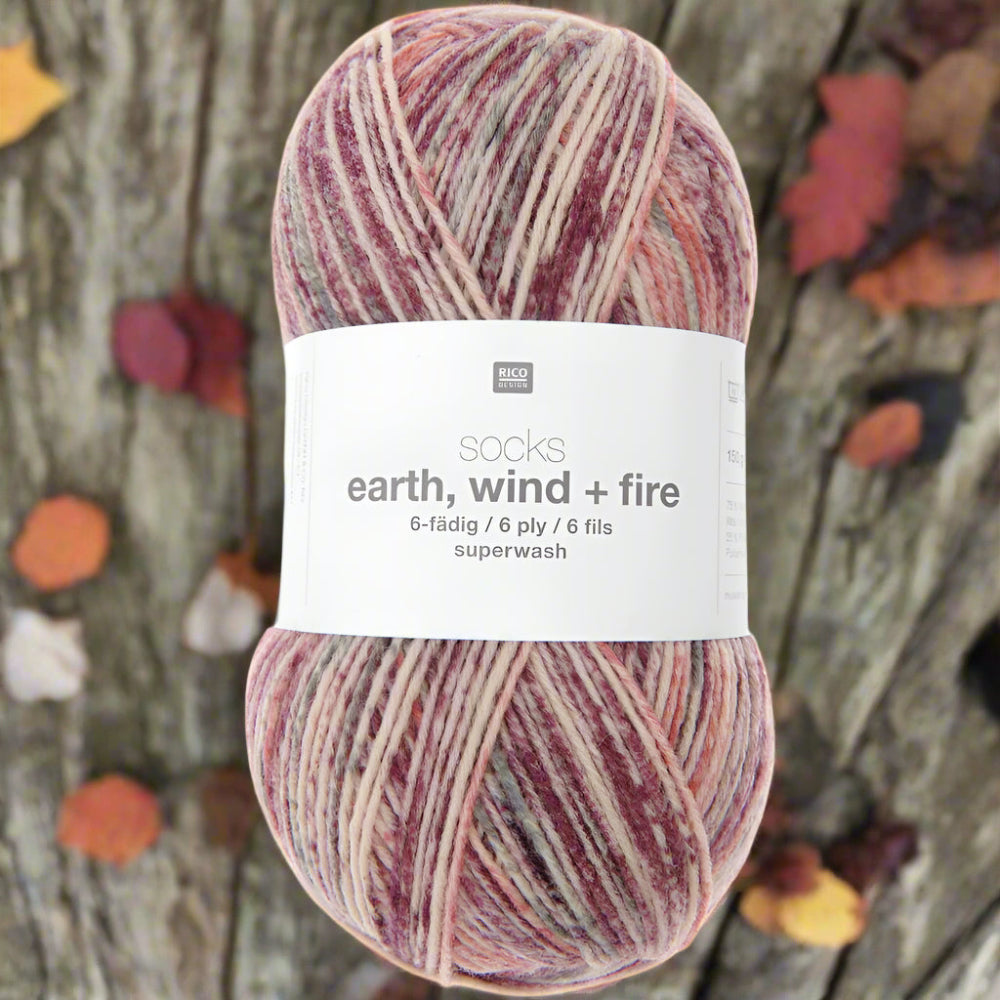Rico Socks Earth Wind and Fire 6 Ply