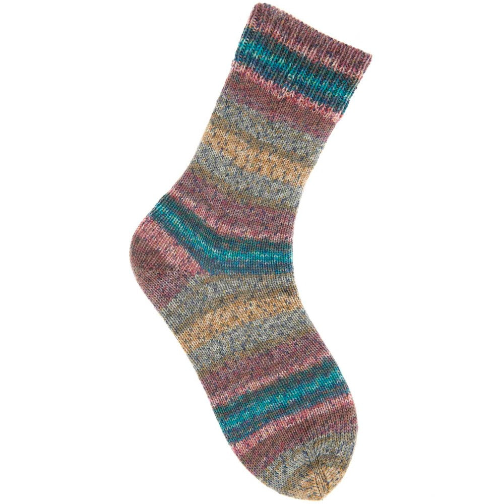 Rico Socks Sprinkly Stripey Sock Yarn Berry