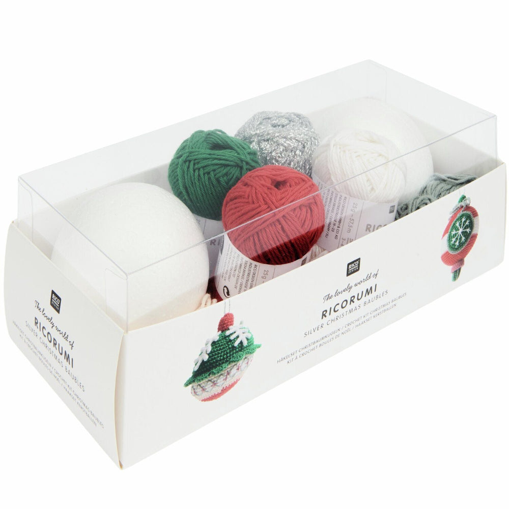 Ricorumi Christmas Crochet Baubles Kit