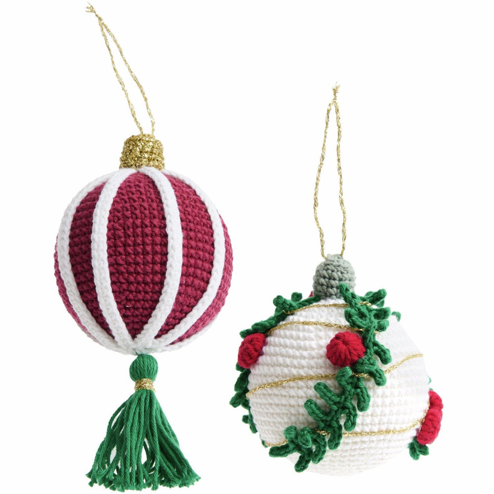 Ricorumi Christmas Crochet Baubles Kit Gold