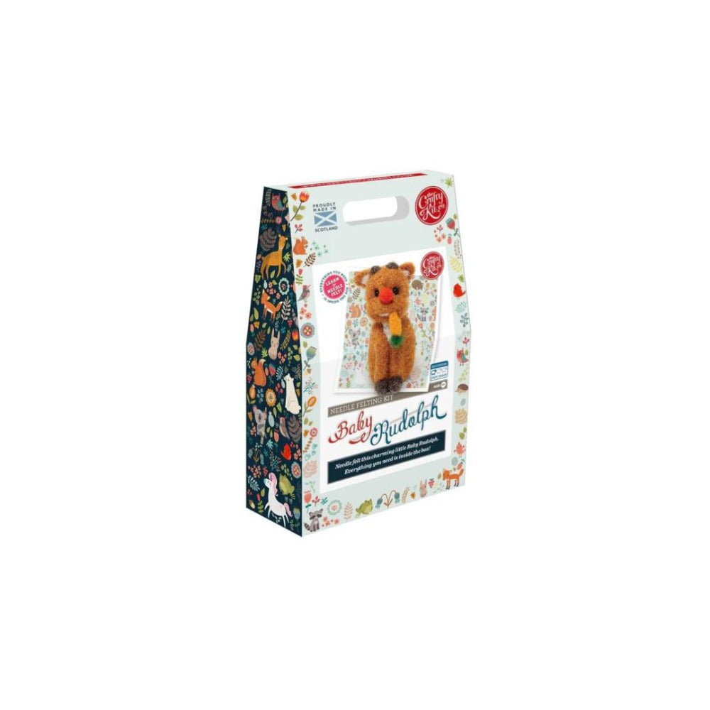 Baby Rudolph Needle Felting Kit