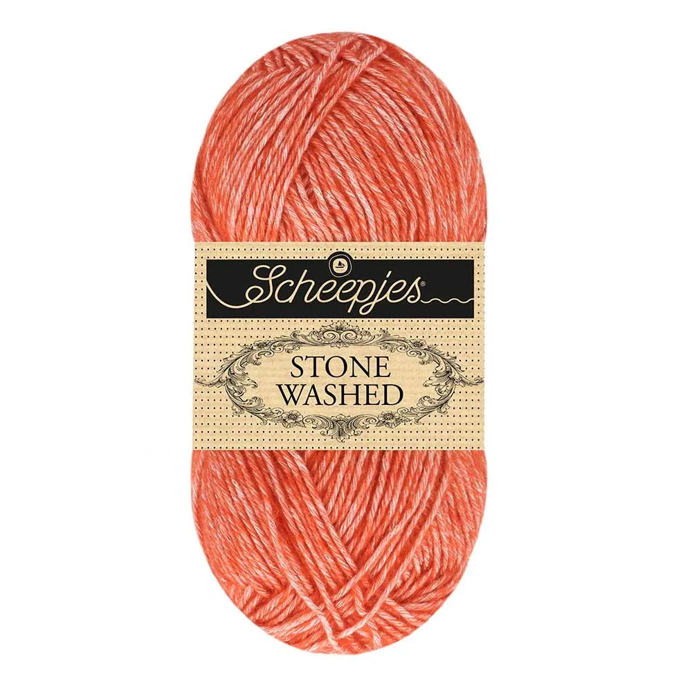 Scheepjes Stone Washed Realgar Red