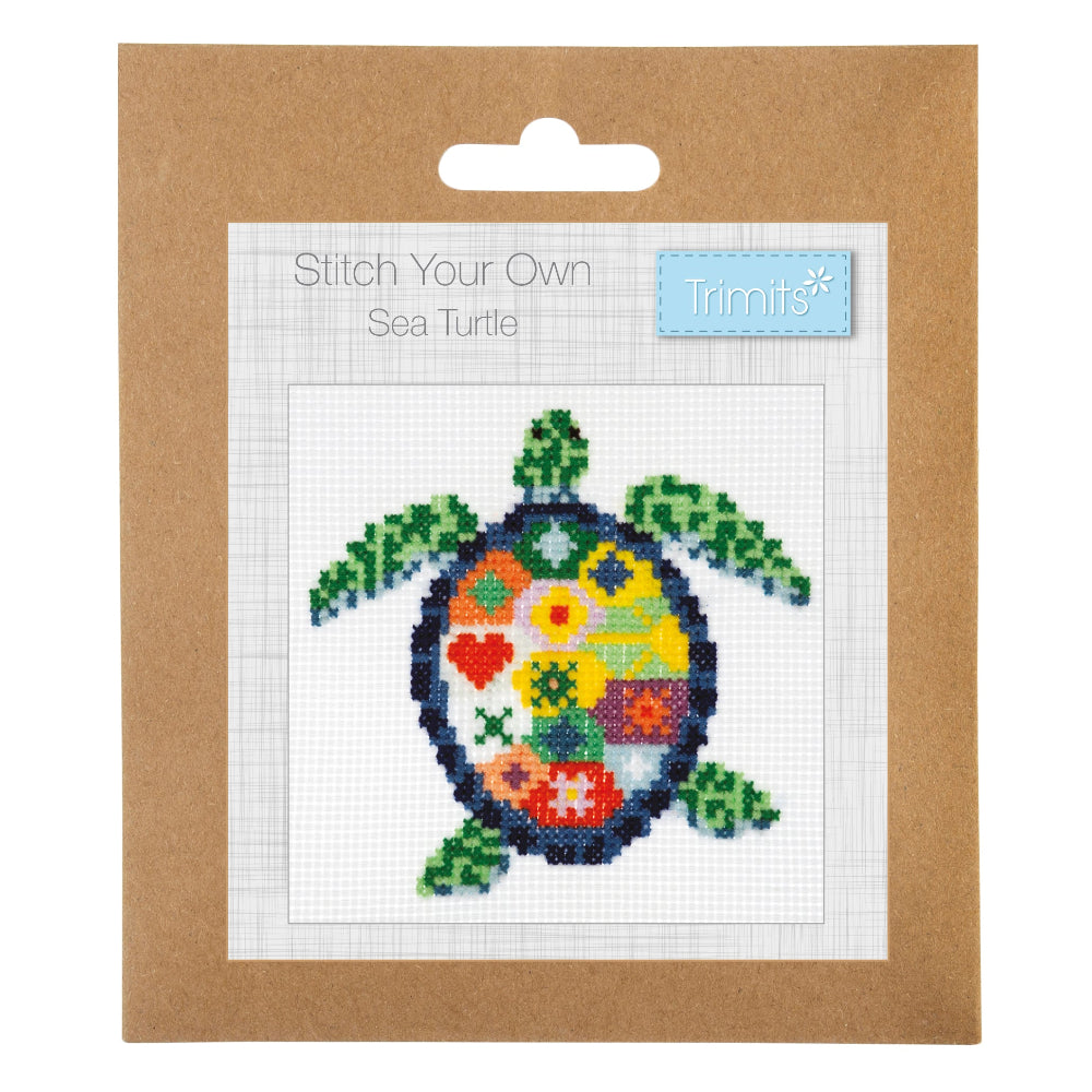 Sea Turtle Cross Stitch Kit