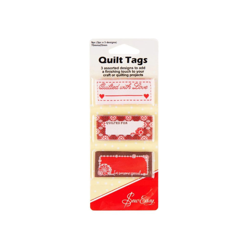 Sew Easy Quilt Tags Love