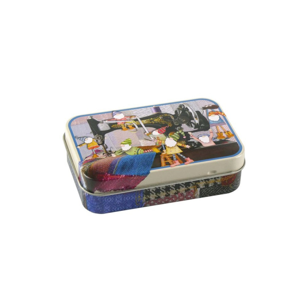 Emma Ball Sewing Gnomes Mini Rectangular Tin