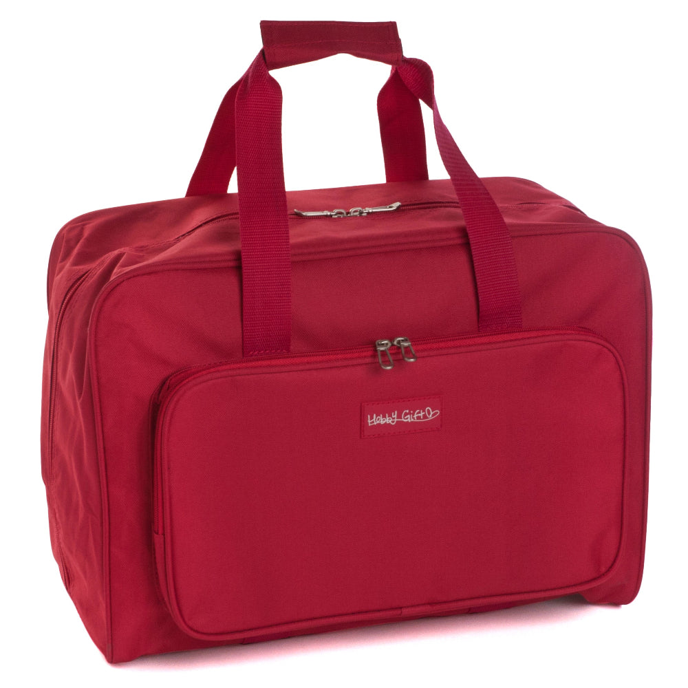 Padded Sewing Machine Bag Red