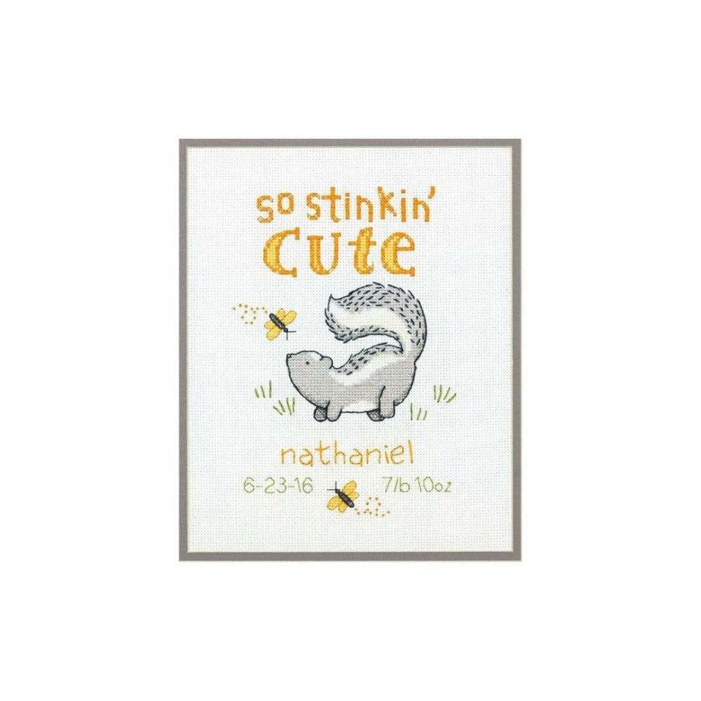 So Stinkin Cute Cross Stitch Kit