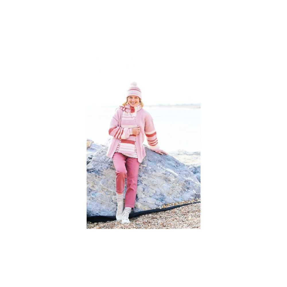 Stylecraft Aran Hat and Scarf Knitting Pattern 9926