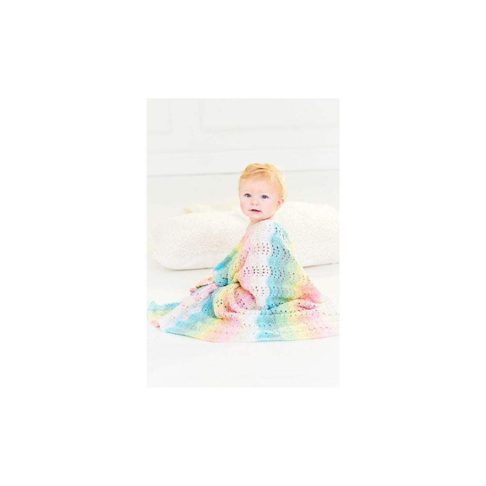 Stylecraft Baby Blanket Knitting Pattern 9994
