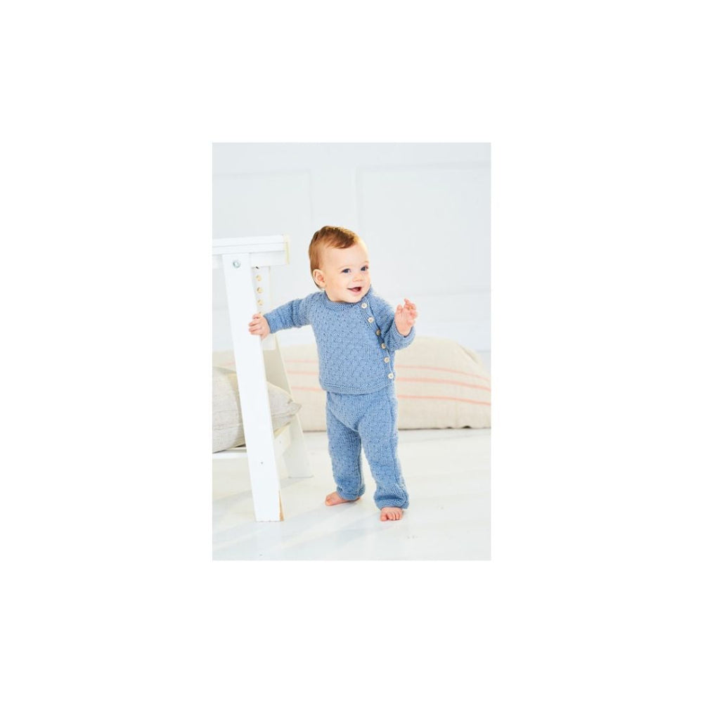 Stylecraft Baby Cardigan DK Knitting Pattern 10241
