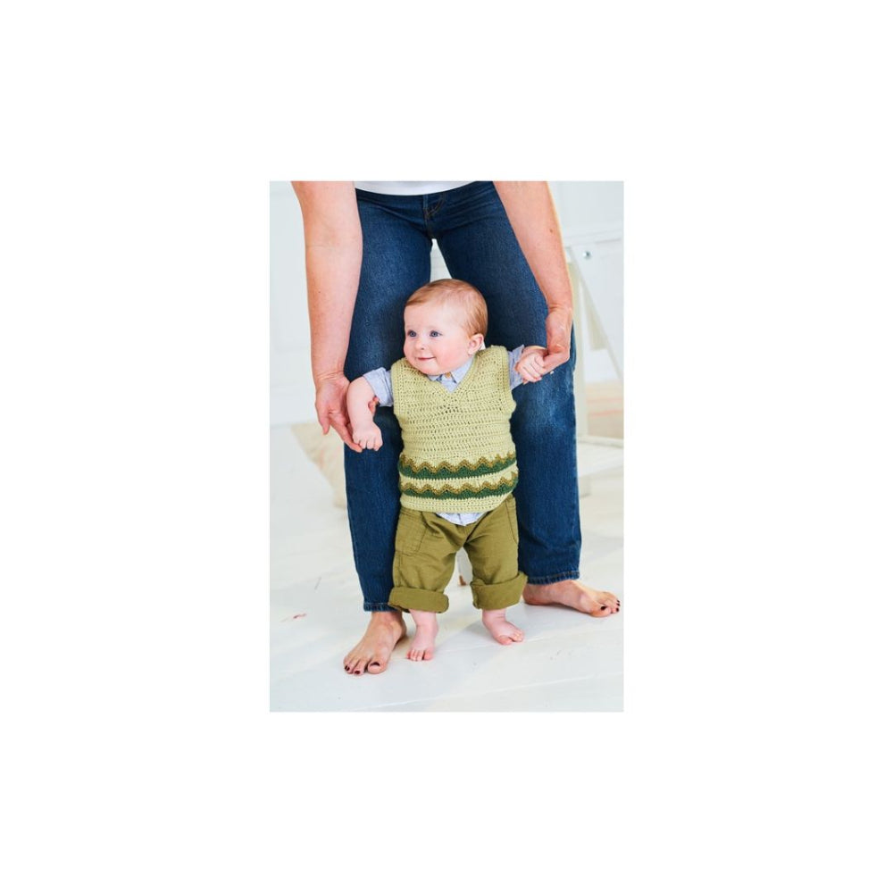 Stylecraft Baby Tank Top Crochet Pattern 10236