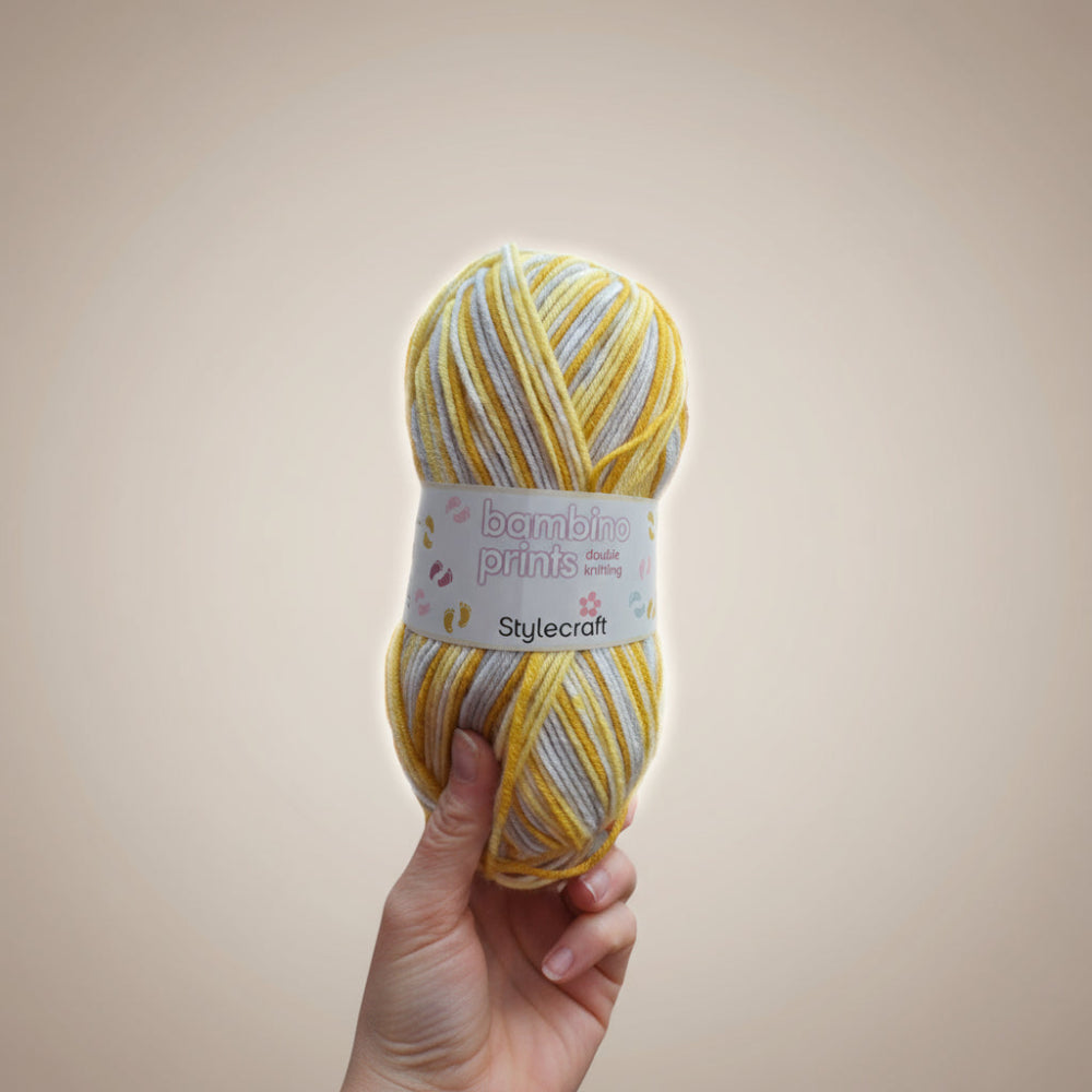 Stylecraft Bambino Prints DK - Soft Self Striping Baby Yarn