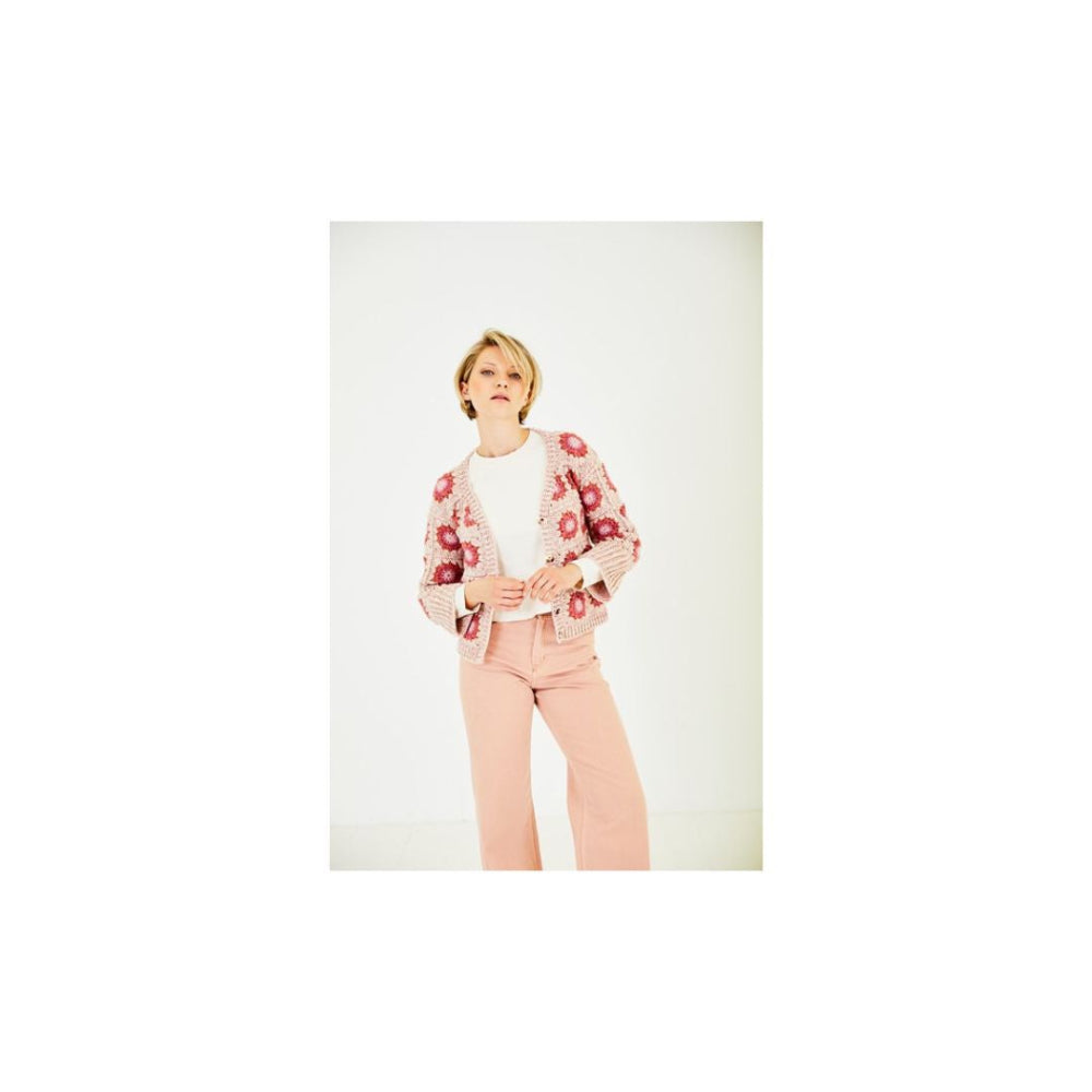 Stylecraft Crochet Aran Cardigan Pattern 10172