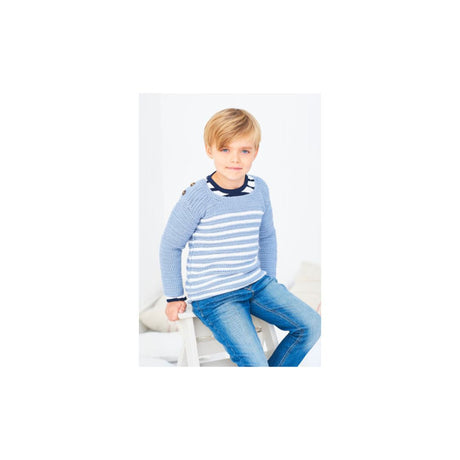 Stylecraft Crochet Kids Sweater Pattern 9608