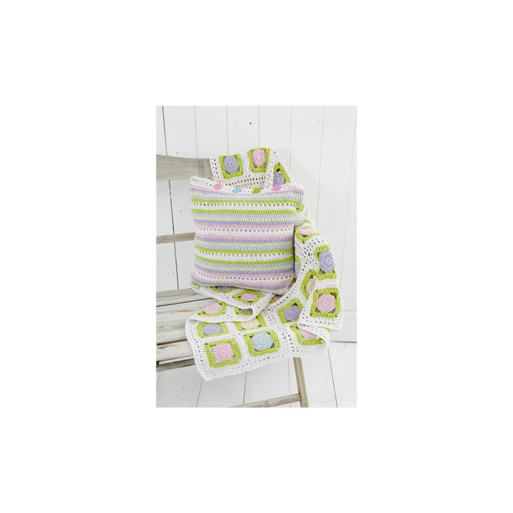 Stylecraft Crochet Throw and Cushion Pattern 9147