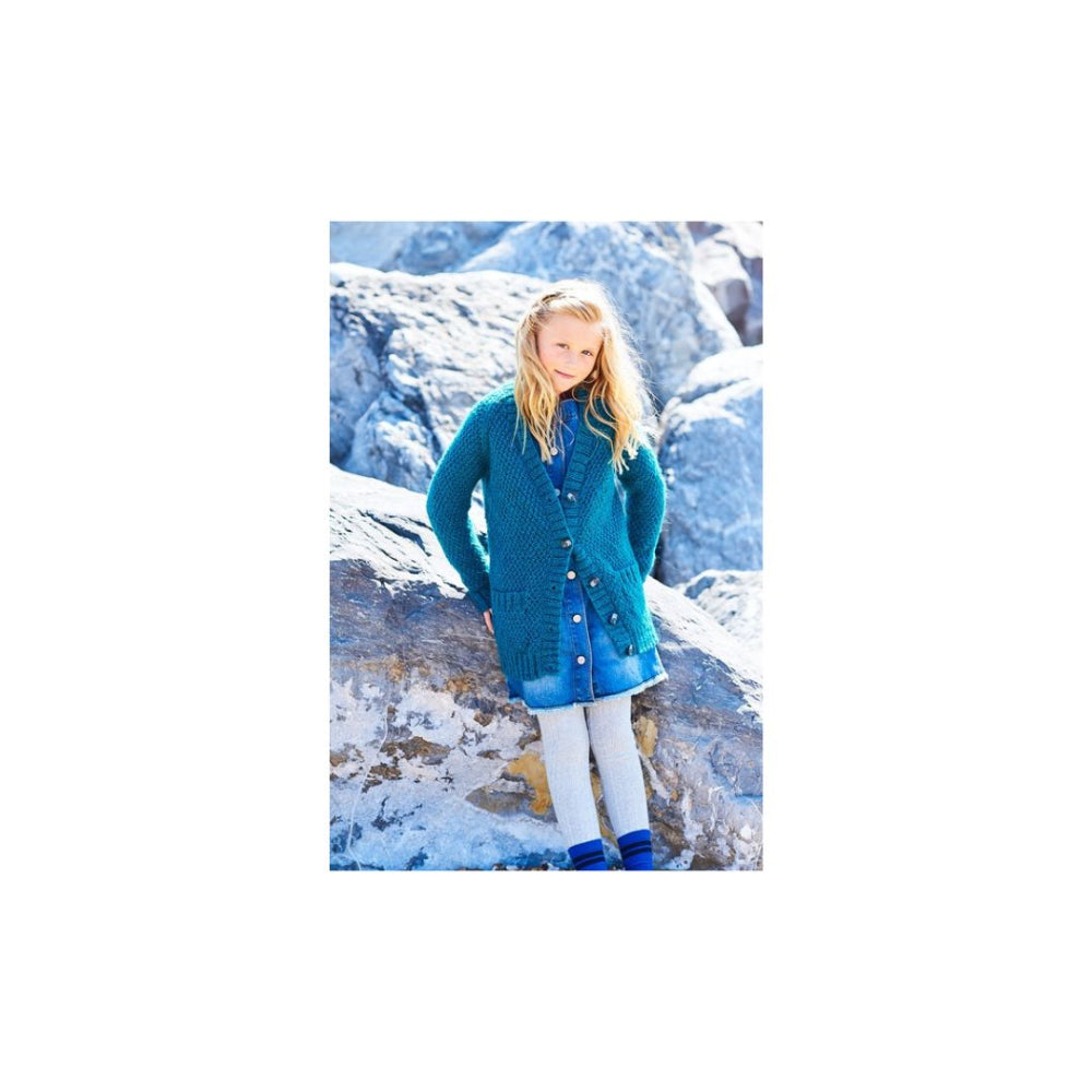 Stylecraft Kids Aran Cardigan Knitting Pattern 9933