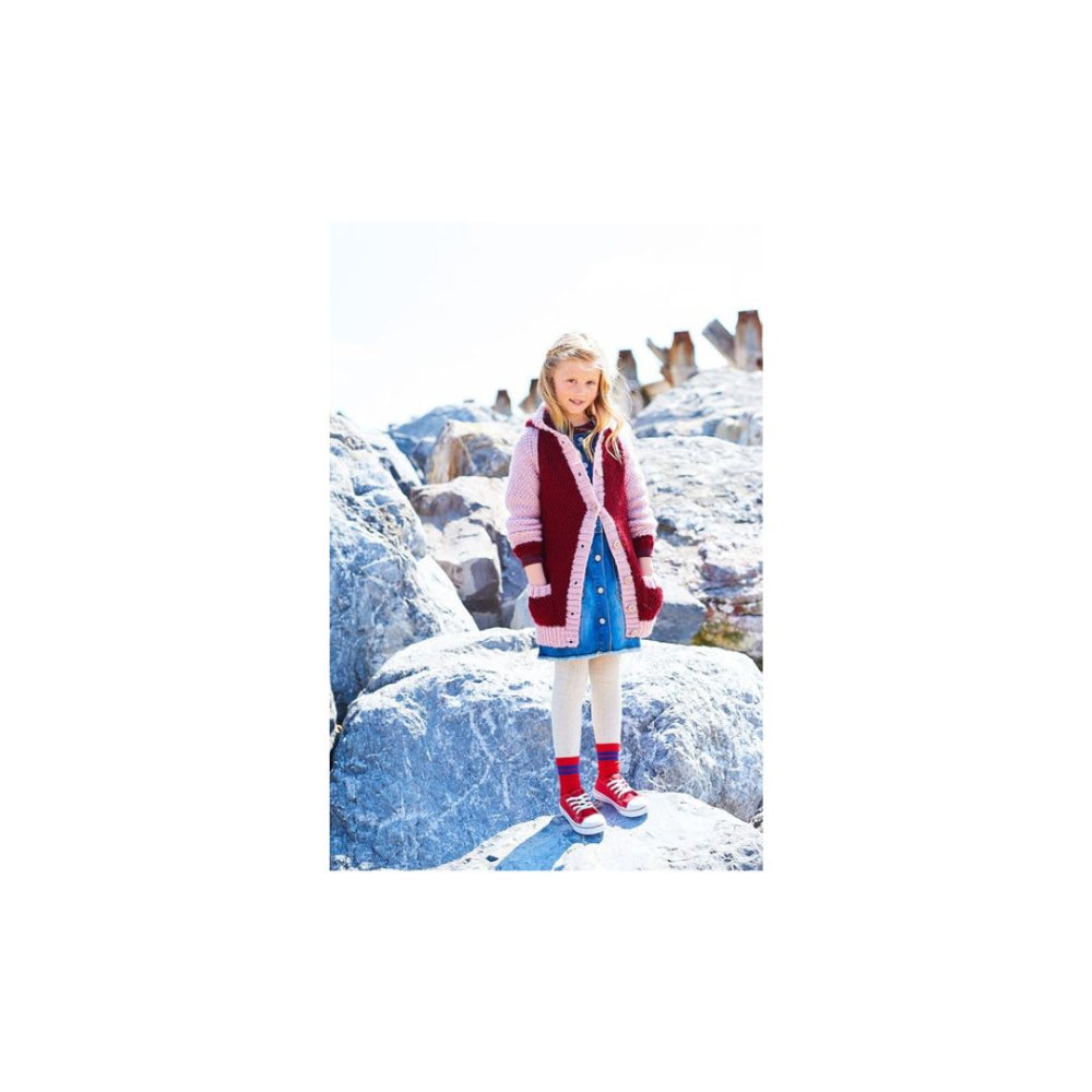 Stylecraft Kids Aran Jacket Knitting Pattern 9933