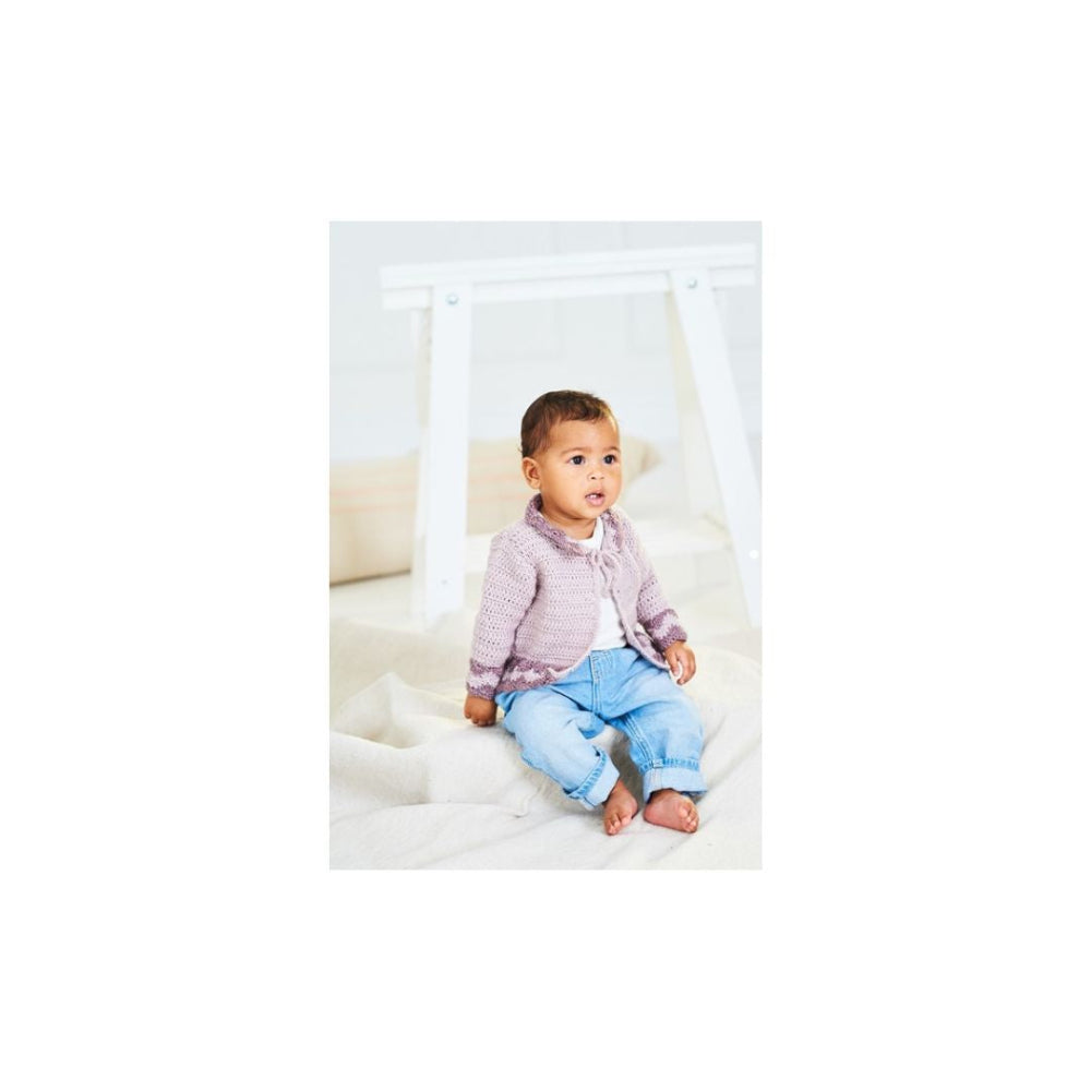 Stylecraft Kids Crochet Cardigan Pattern 10235